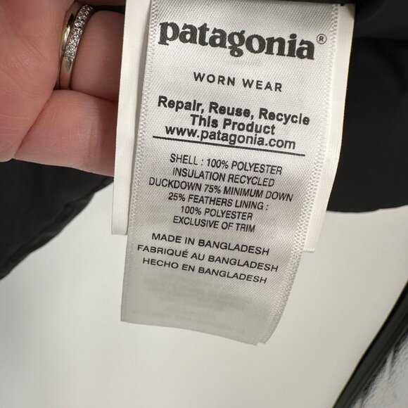 Patagonia Downtown Jacket in Black size S Women's Full Zip Insulated Down Fill - Picture 8 of 10
